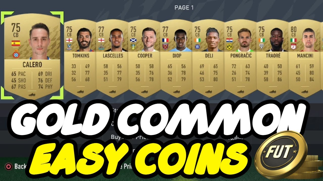 How To Make EASY Coins With Gold Common Player Trading  - FIFA 22 Ultimate Team Best Trading Method