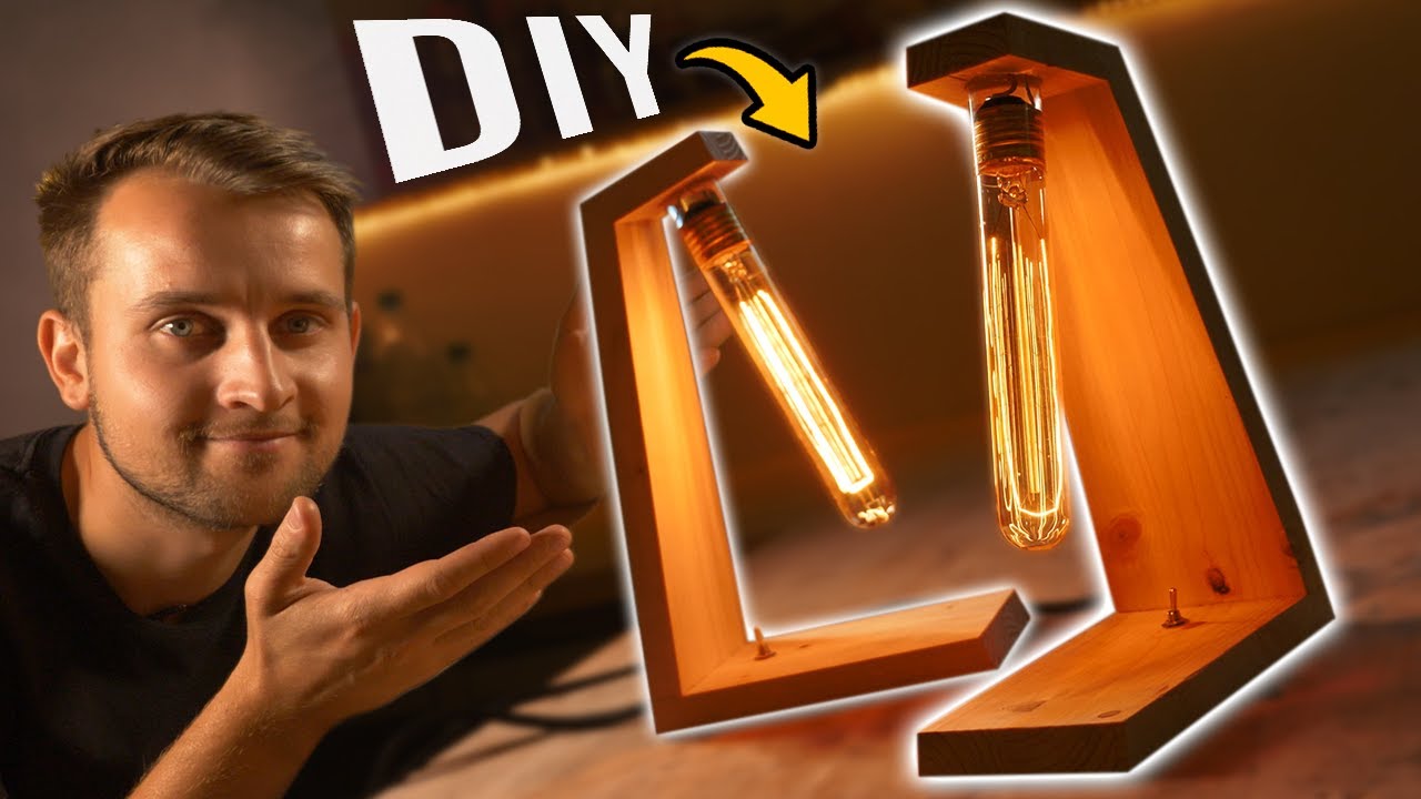 COMMENT FABRIQUER UNE LAMPE DESIGN ET FACILE À FAIRE ! [ DIY ]