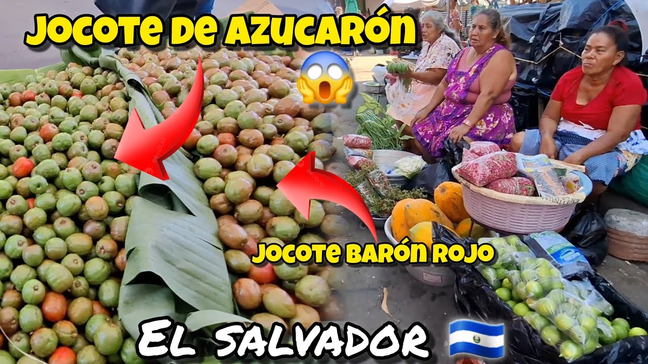 🤗Comprando JOCOTES DE AZUCARÓN Y VERDURAS EN MERCADO REGIONAL DE USULUTÁN EL SALVADOR 🇸🇻