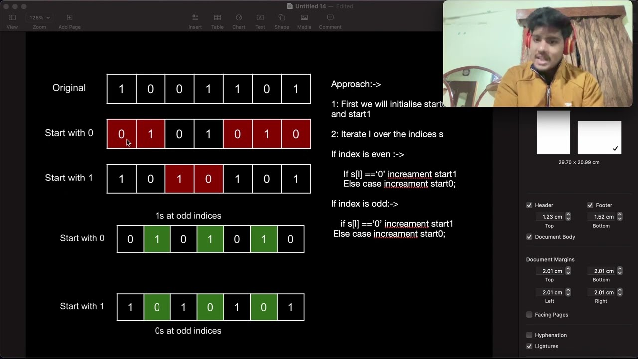 Minimum Operation To Make Minimum Binary String Leetcode 1758