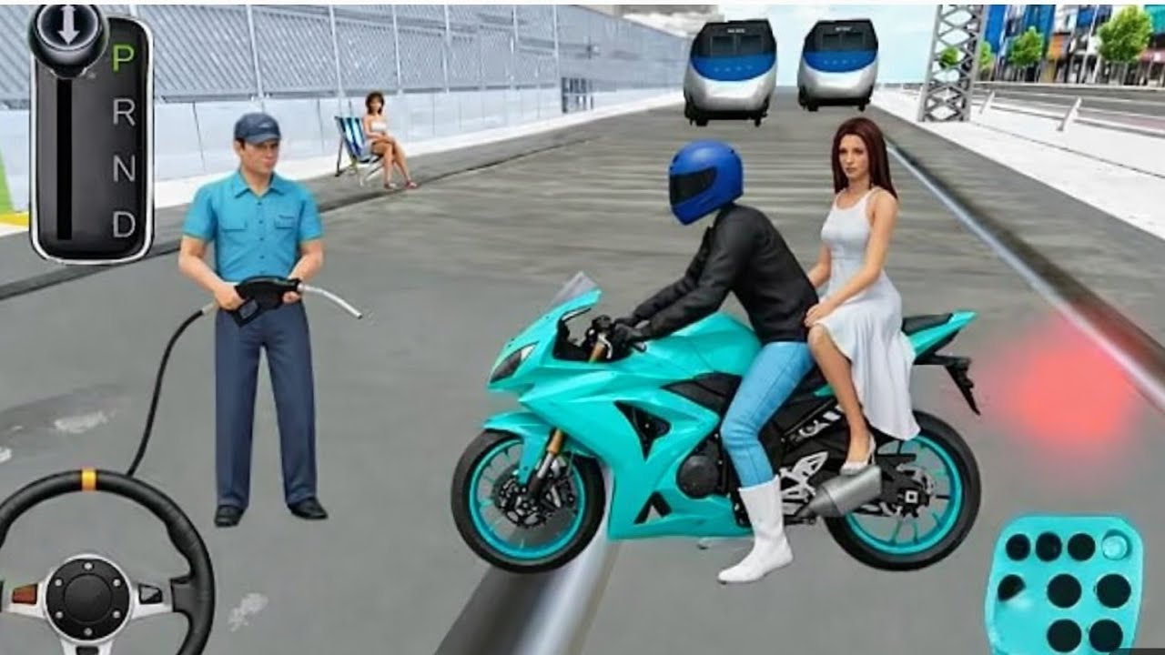 Dangerous Super Racing Bike Ride 😱l 3D Driving Class Simulator#DawudiGamer#