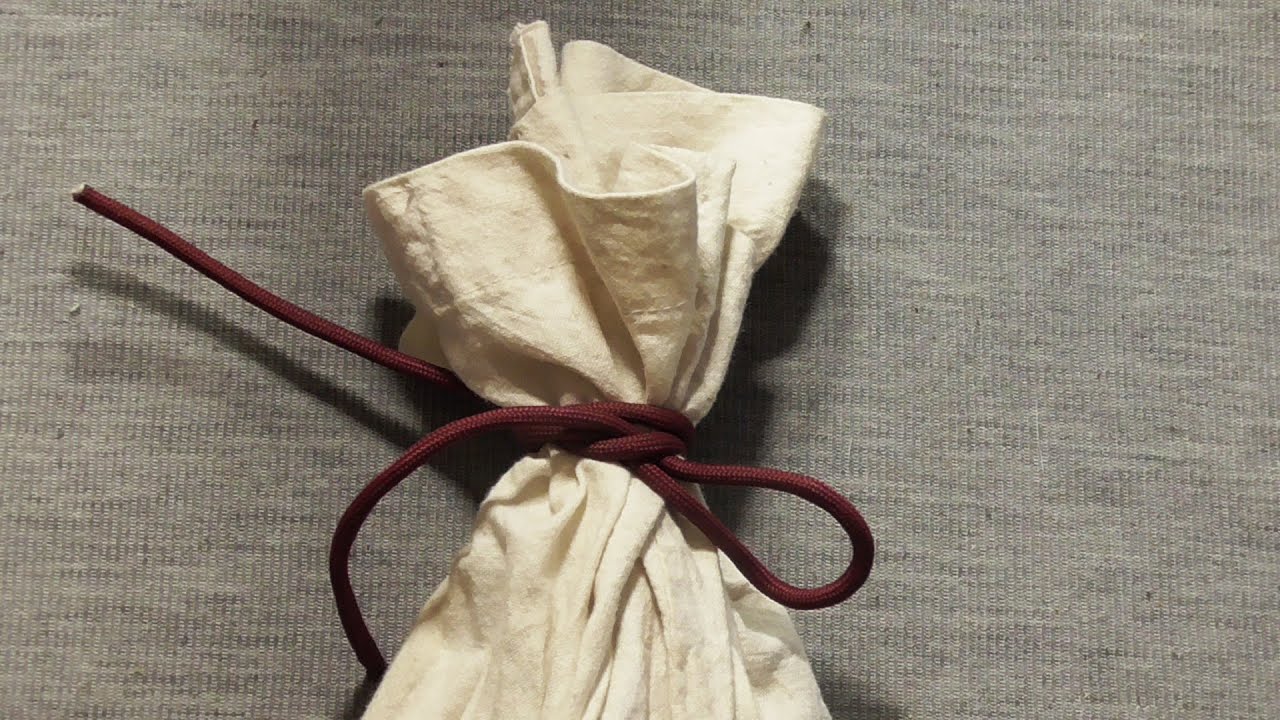How To Tie Up A Sack- How To Tie The Bag knot