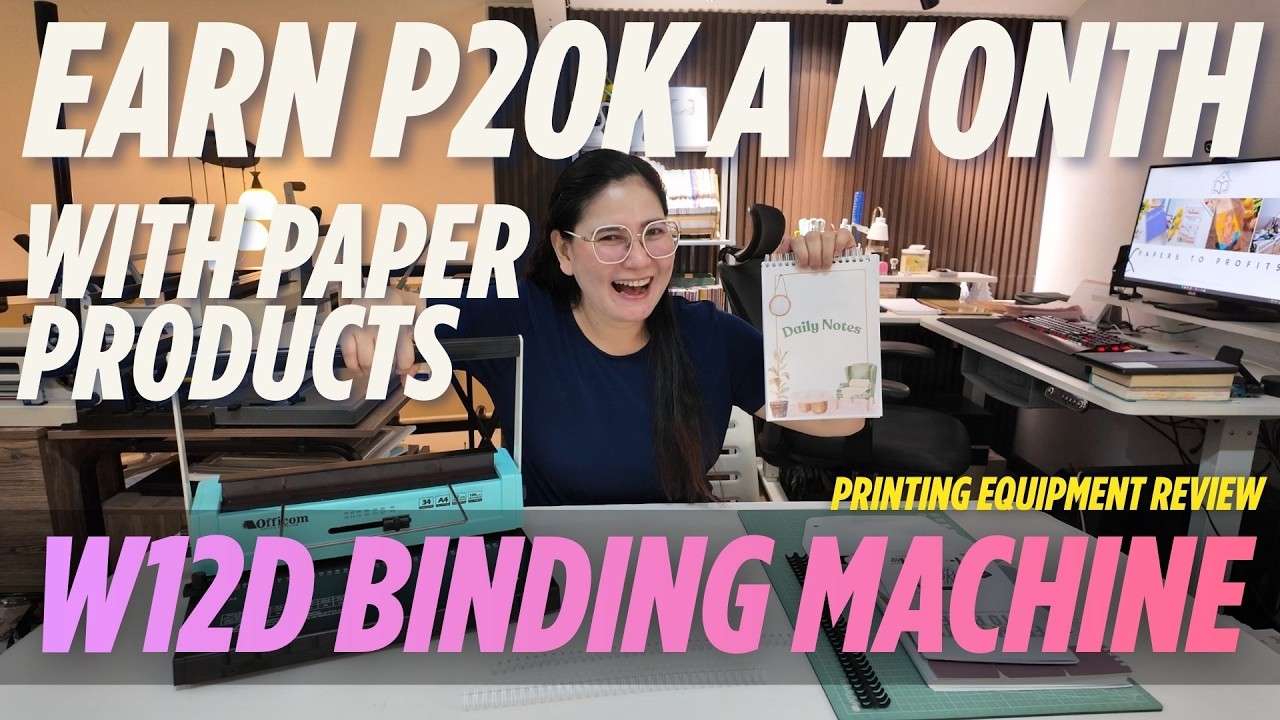 REVIEW BINDING EQUIPMENT: w12D Wire Binding Machine 