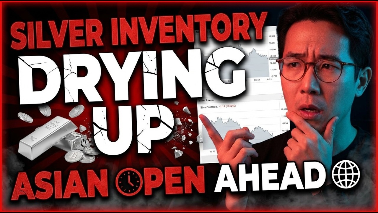Why Silver Inventory Is Drying Up Ahead of Asian Open