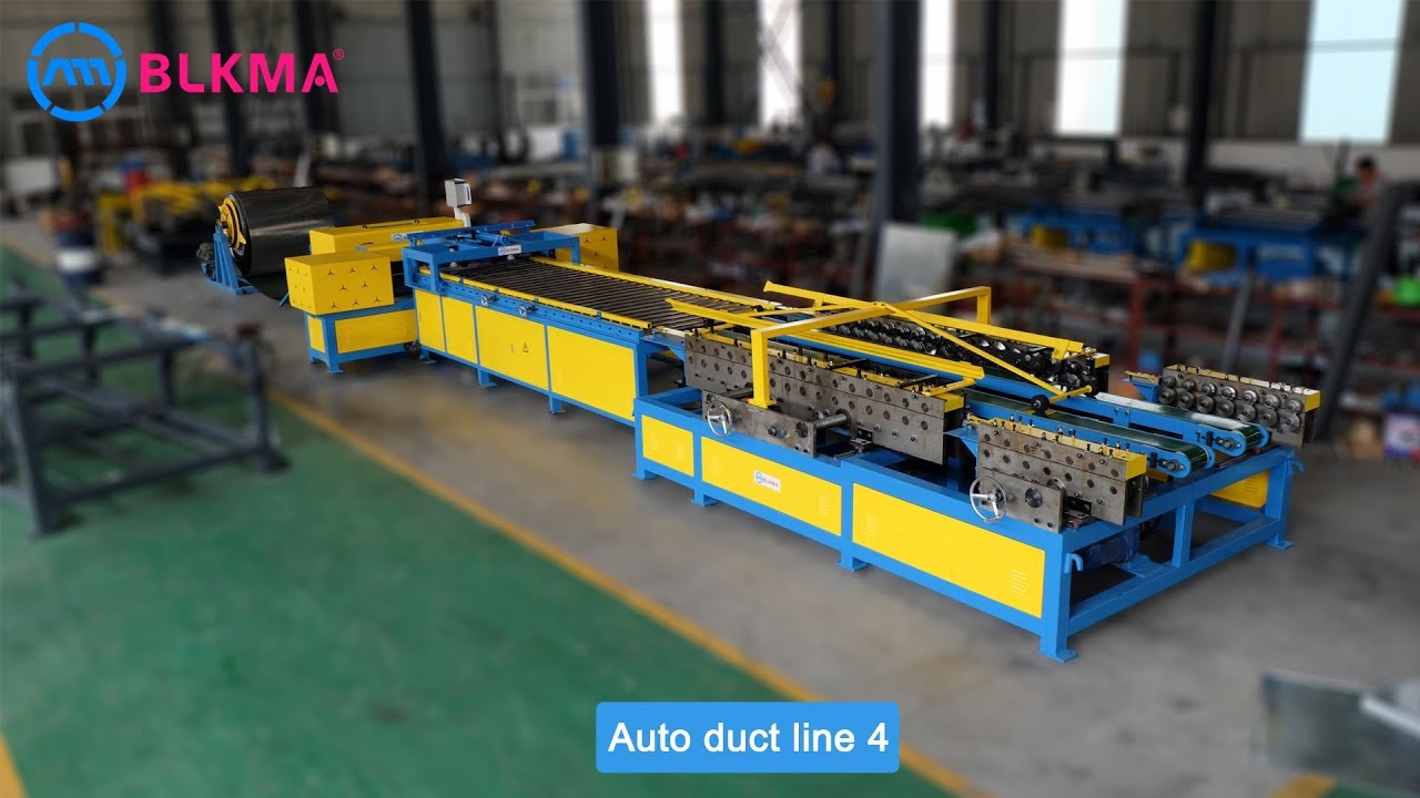 BLKMA® HVAC Square Duct Automatic duct line 4 / Square Duct auto line / HVAC Duct manufacture line 4