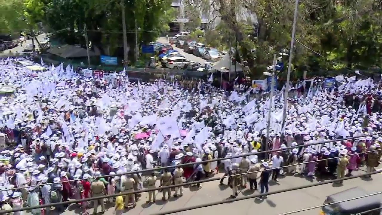 'ജീവിക്കാൻ വേണ്ടിയുള്ള സമരമാണ്'; 10വർഷമായും ശമ്പളവർധനവുണ്ടാകാത്തവരുണ്ട്, സമരക്കടലായി തലസ്ഥാനം