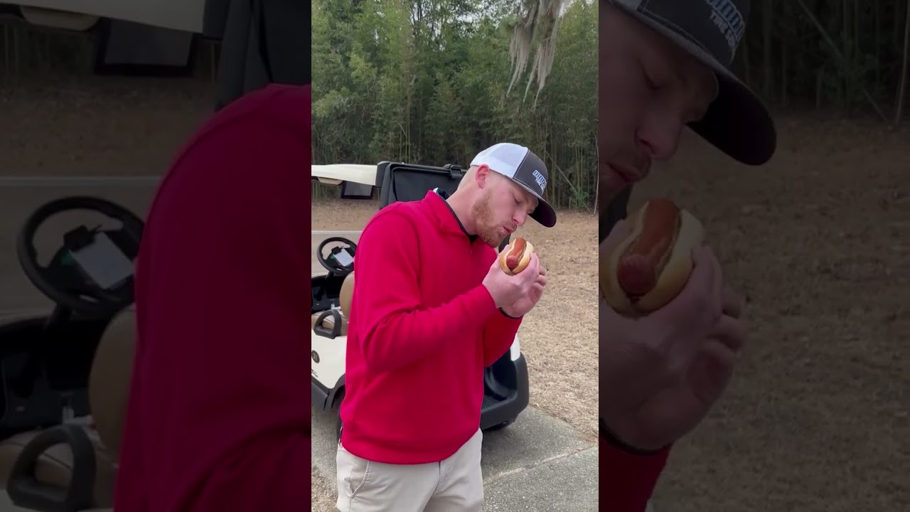 Goshen Plantation Golf Club Hotdog Review. Always got to get some grub on the turn!