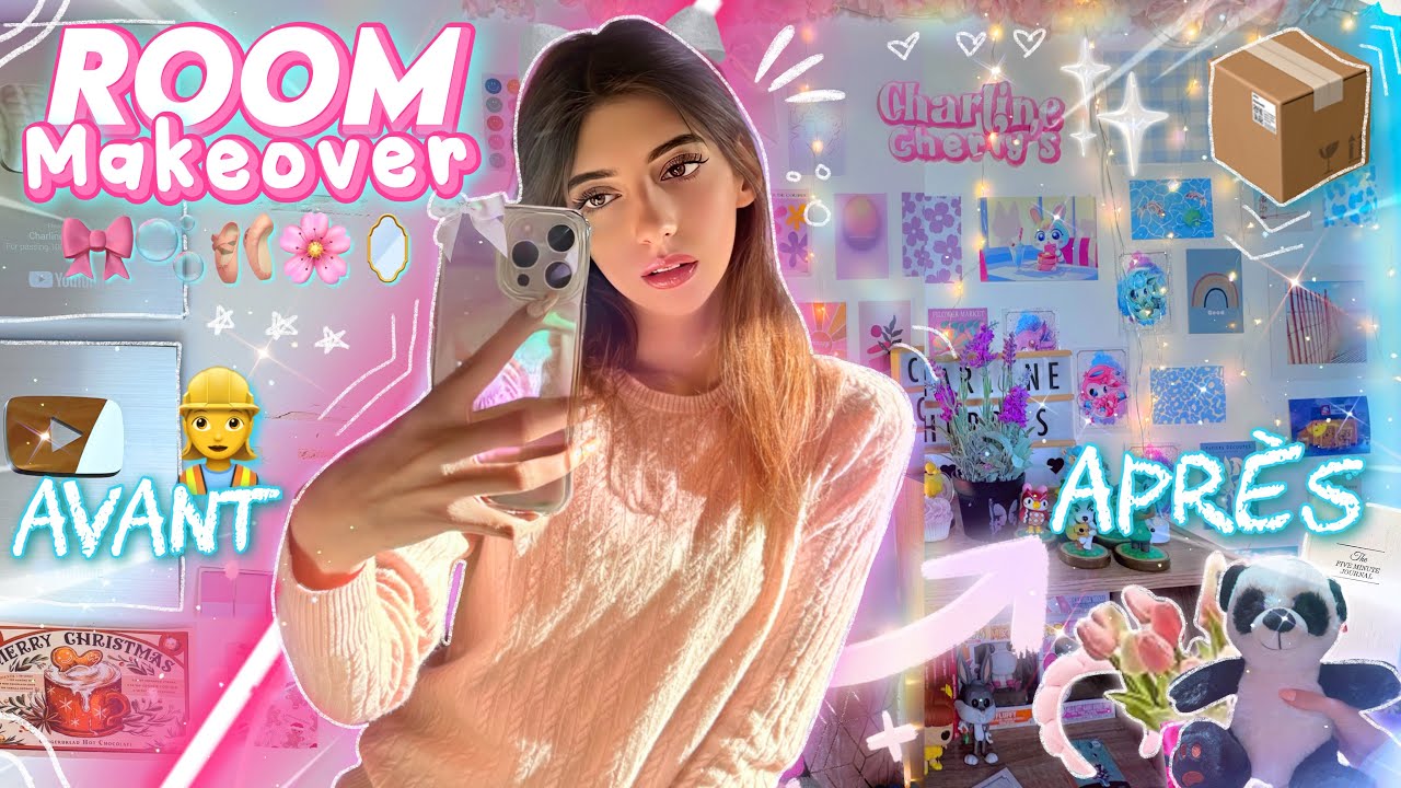 JE REFAIS ENCORE MA CHAMBRE : ROOM MAKEOVER, coquette girl era✨🌸🩰