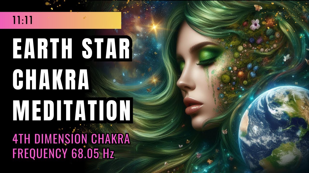 Earth Star Chakra Music | Connect with 68.05 Hz Earth Star Energy