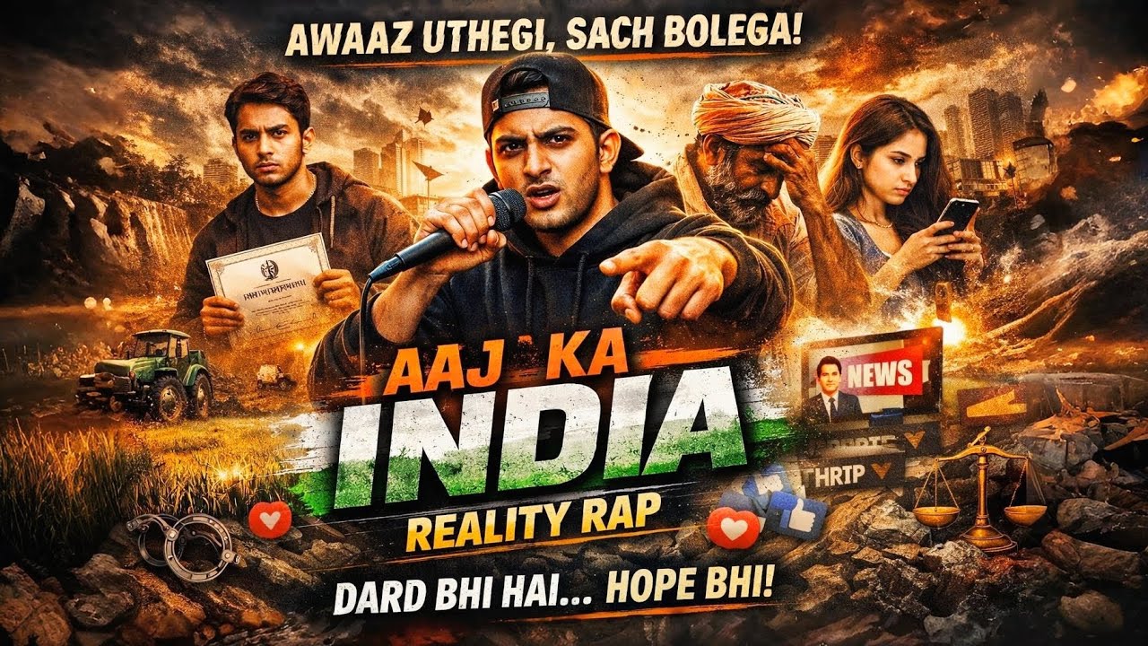 Aaj Ka India New Rap Song | New Rap Song | Hindi Rap Song | Ai Dhun Creation 