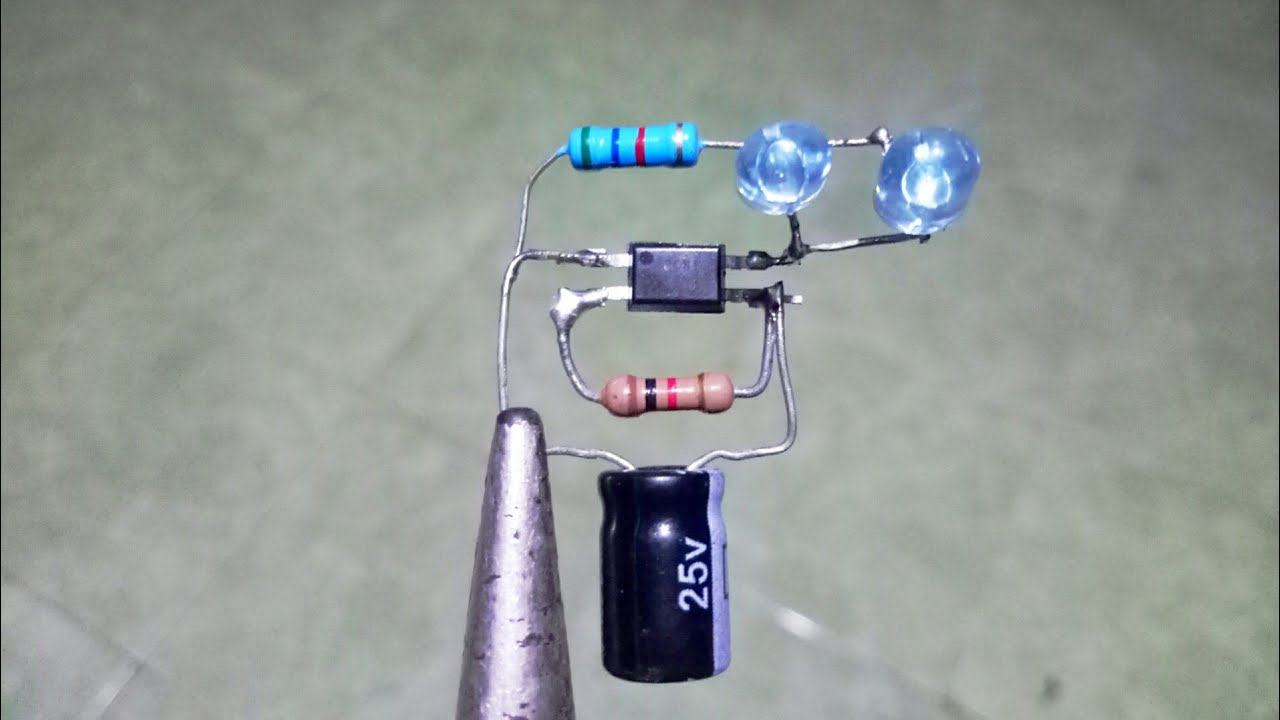 Lampu Kedip Dengan Ic Optocoupler 817 || led blinker optocoupler