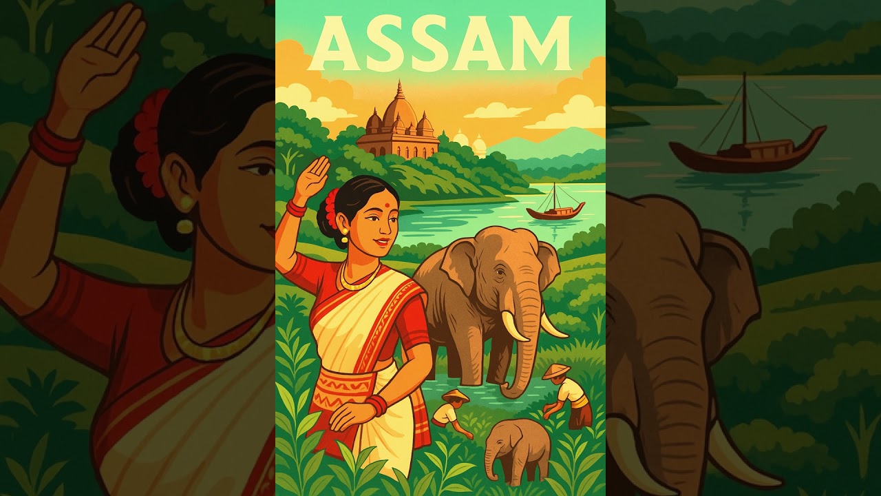 Assam: A Journey Through History and Culture || kids ||