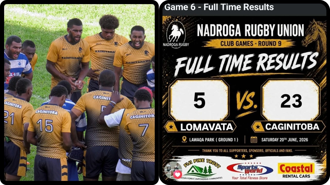 Caginitoba v Lomavata - Round 9 - 20th June 2026 #rugbyunion