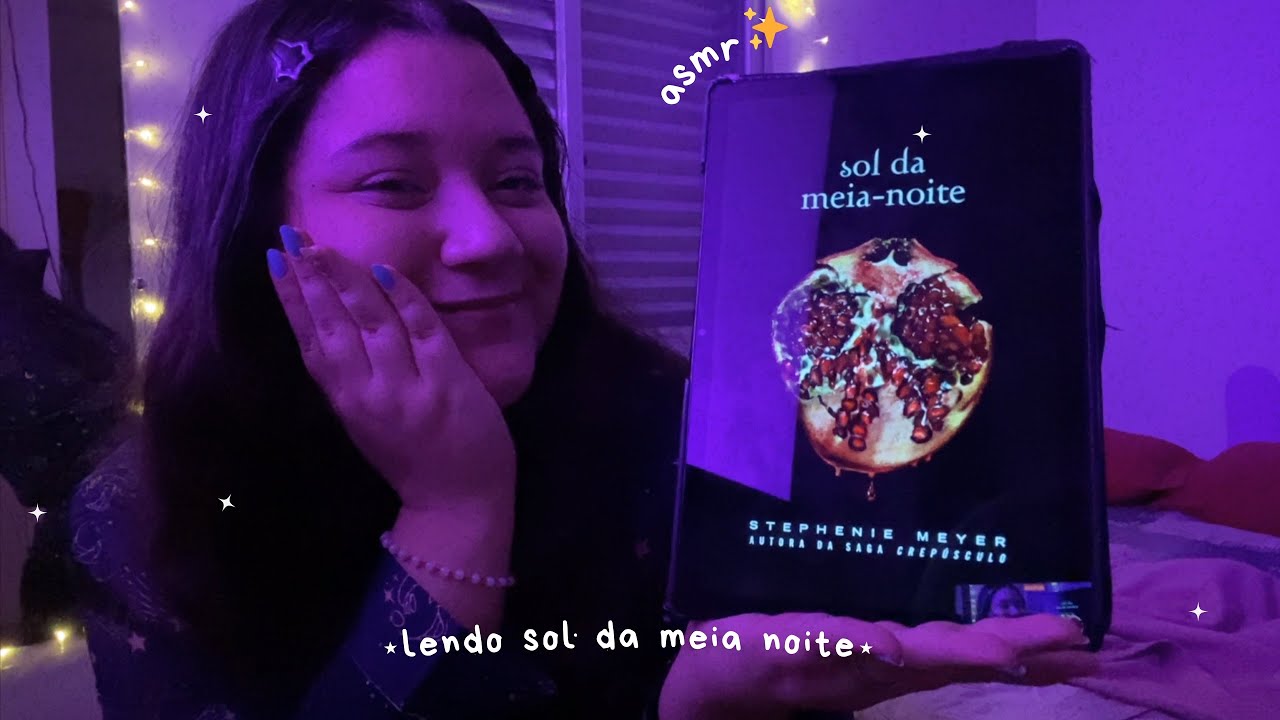 ASMR | lendo CREPÚSCULO até VOCÊ DORMIR! 🥀🌒 2 (comfort place, ruído branco)