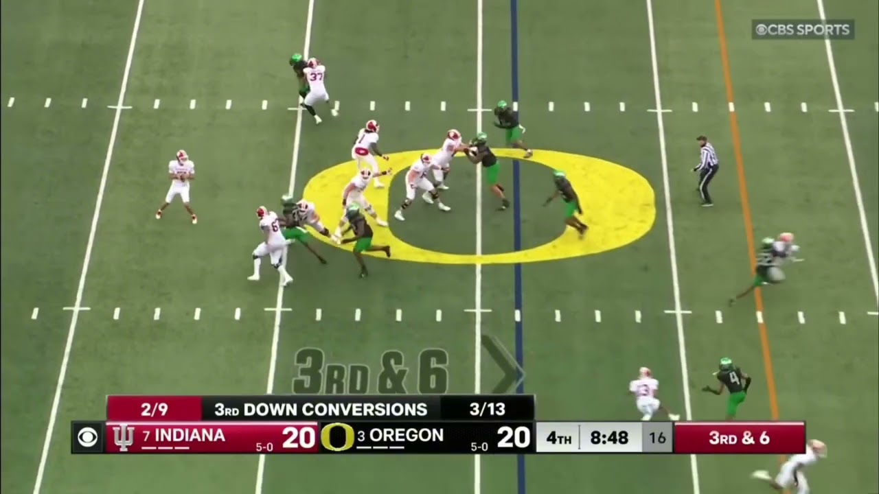 Elijah Sarratt 2025 CFB Game Highlights vs Oregon