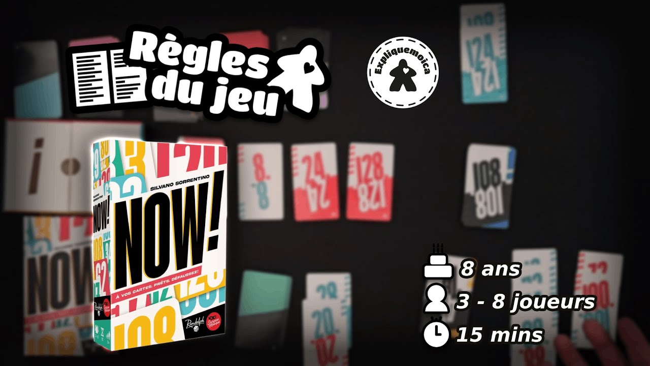 🎴NOW 🎴r&egrave;gle du jeu par #expliquemoica #scorpionmasque