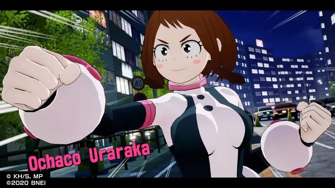 MHOJ2: Ochaco Uraraka's Intro/Outro in All Outfits (ENG)
