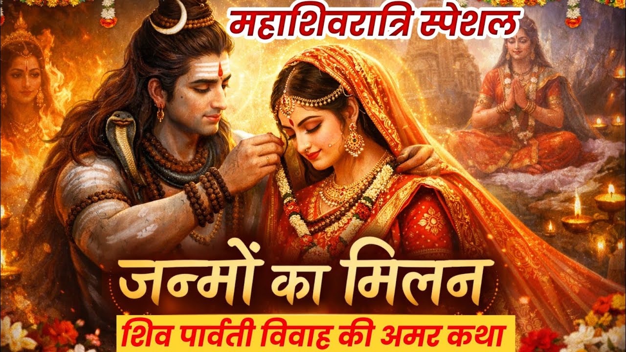 🕉️ जन्मों का मिलन | शिव पार्वती विवाह का भावुक भक्ति गीत | Sad Devotional Song 2026