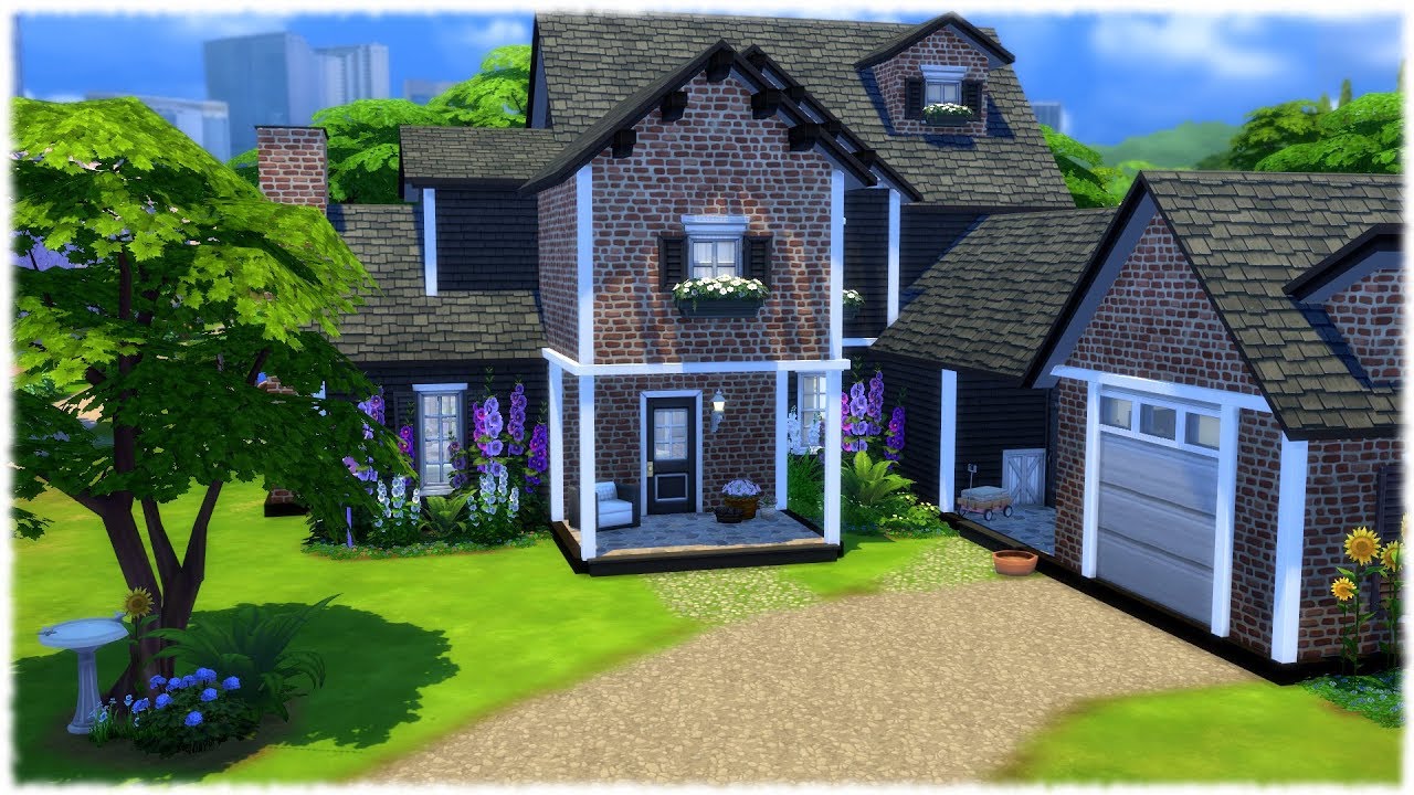 The Sims 4: Speed Build // LARGE FAMILY HOME // NO CC