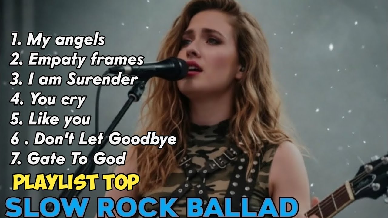 SLOW ROCK BALLADS - MY ANGELS - ROMANTIC SONG 80an || Yail Music Liric Vidio