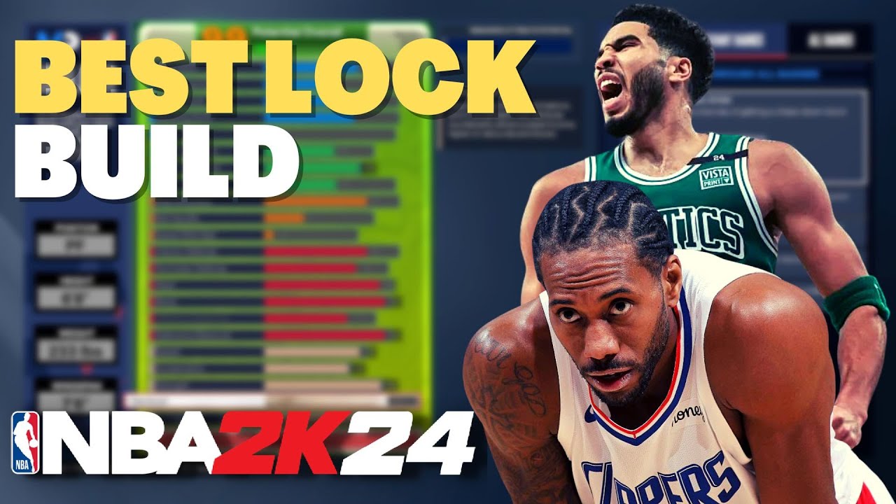 BEST LOCK BUILD IN NBA 2K24 - SF SHARP LOCKDOWN DEFENDER BUILD WITH LIMITLESS RANGE + CONTACT DUNKS!