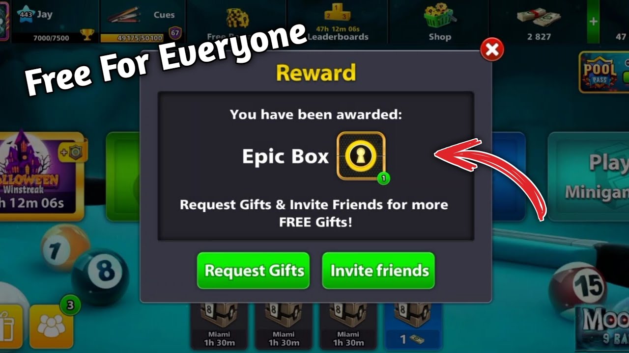 Free Epic Box in 8 Ball Pool | @Gamerpro Jay&nbsp;