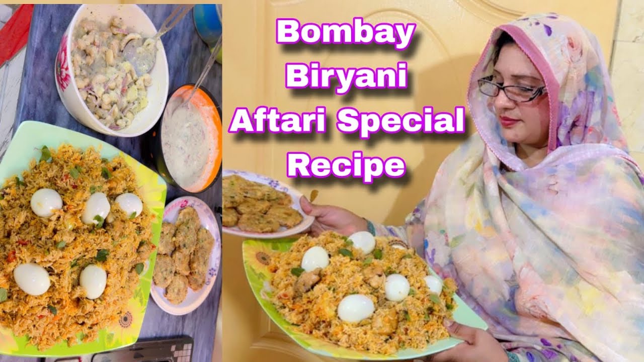 Aftari Special Bombay Biryani Delicious Recipe with Aloo Chicken Kabab 😋 | By @My-Lifestyle-786 