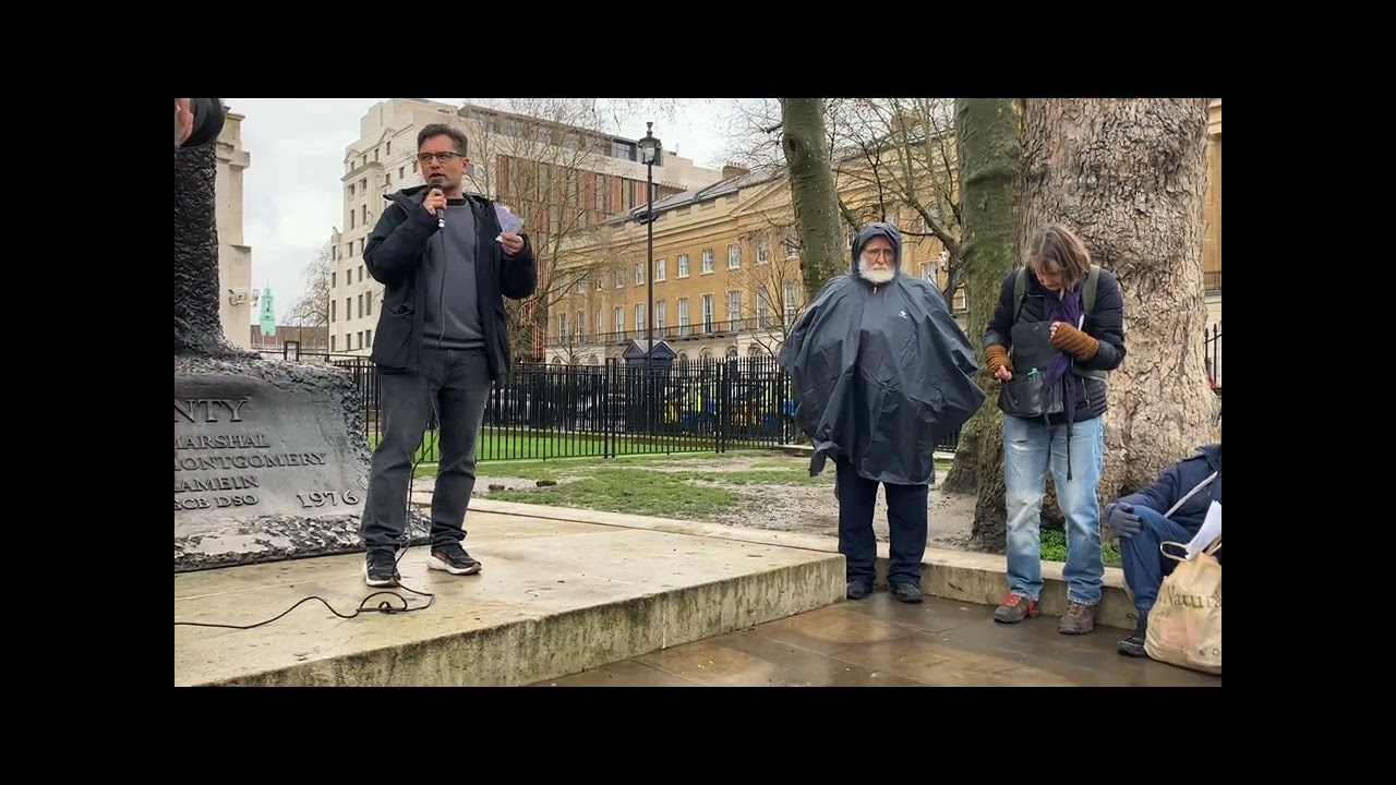 Yemen War 8th Anniversary: David Wearing - speaking at London CAAT vigil