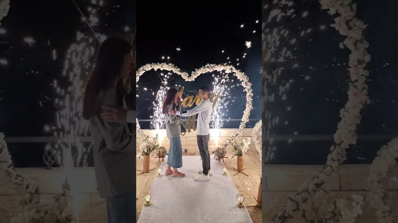 הצעת נישואין בירושלים ❤ בתצפית מושלמת לכותל 053-5257768 הצעד לאושר