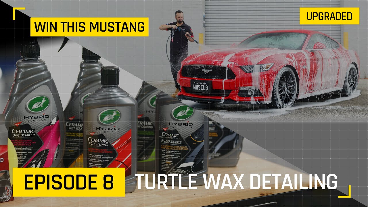 Project SuperStang Ep8 Turtle Wax Detail - WIN THIS MUSTANG