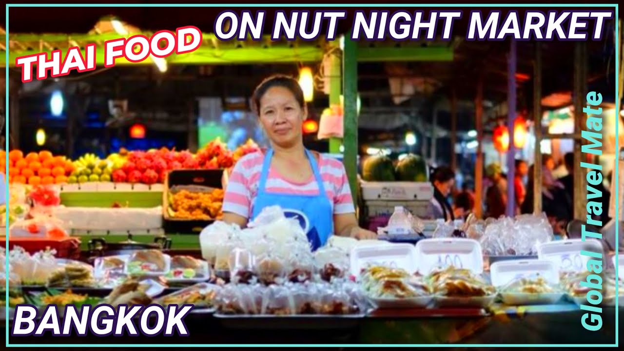 On Nut BTS Station Night Market Bangkok - Thai Street Bars and Food Cheap Charlies 🇹🇭 Thailand