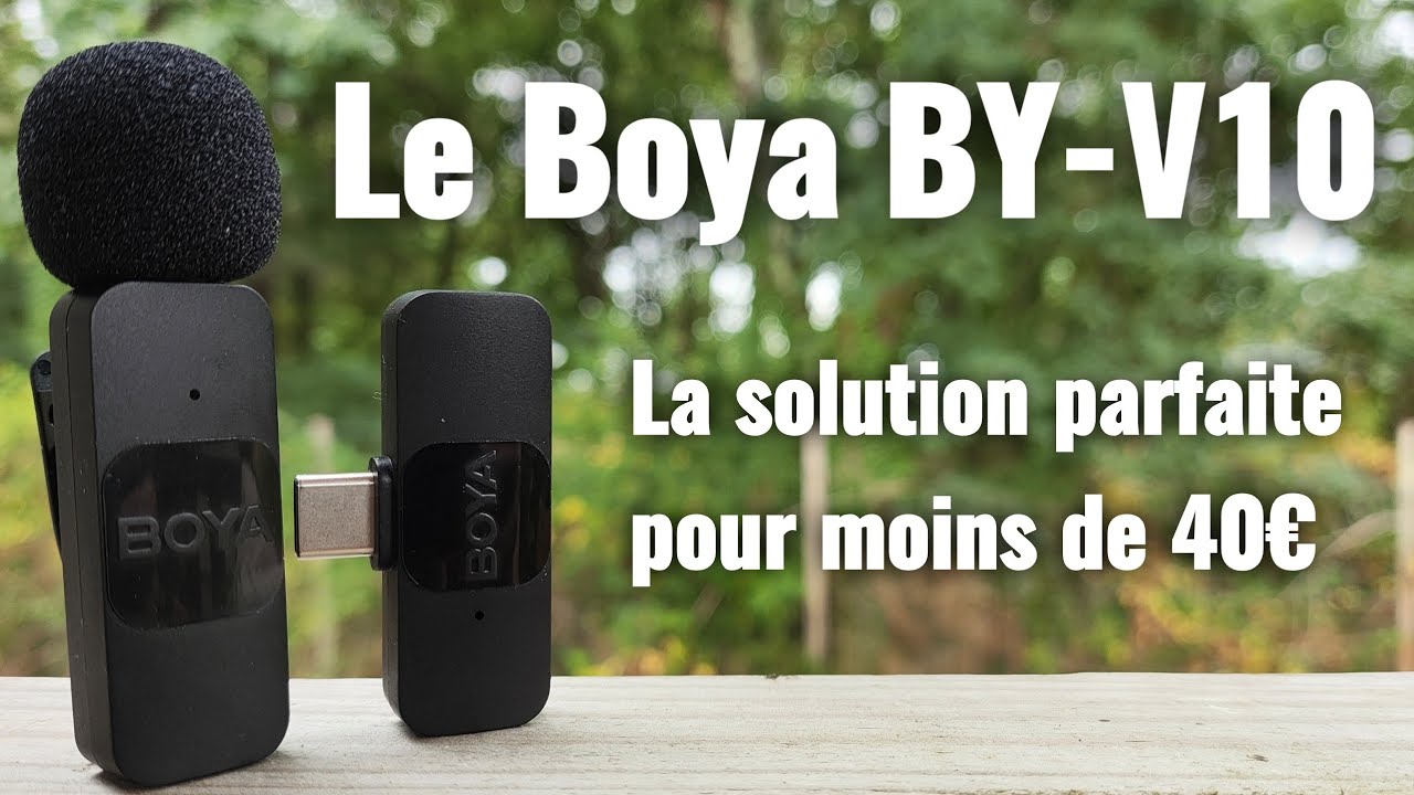 BOYA BY-V10 : le meilleur micro cravate sans fil pas cher ? - Test complet