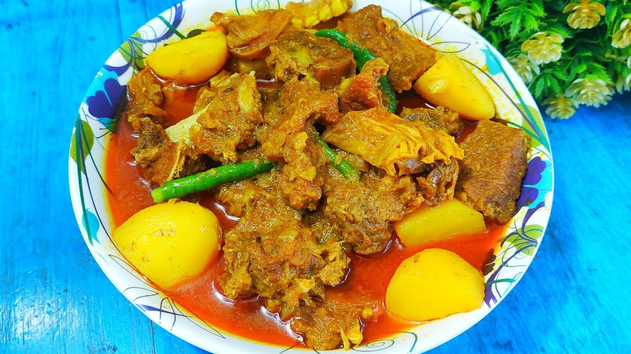 My Favourite Beef Jhol Curry With Potato || Beef Jhol Curry Recipe || Beef Curry Recipe With Potato.