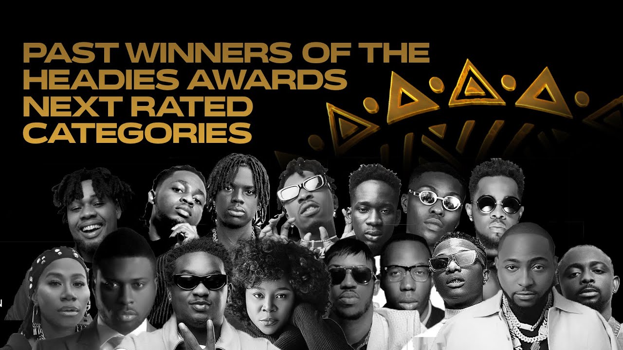 Winners of The Headies Awards Nextrated Category from inception till date