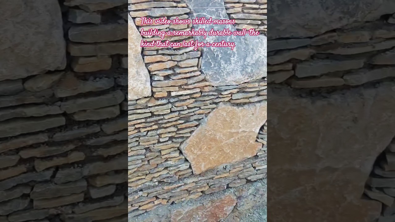100-Year Stone Wall: The Traditional Way to Build an Unbreakable Retaining Wall (No Mortar!)