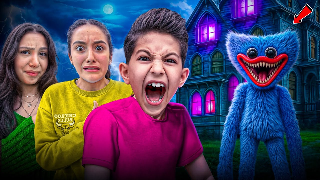 HUGGY WUGGGY CAME TO OUR HOUSE AT MIDNIGHT!!! HORRIFYING VIDEO