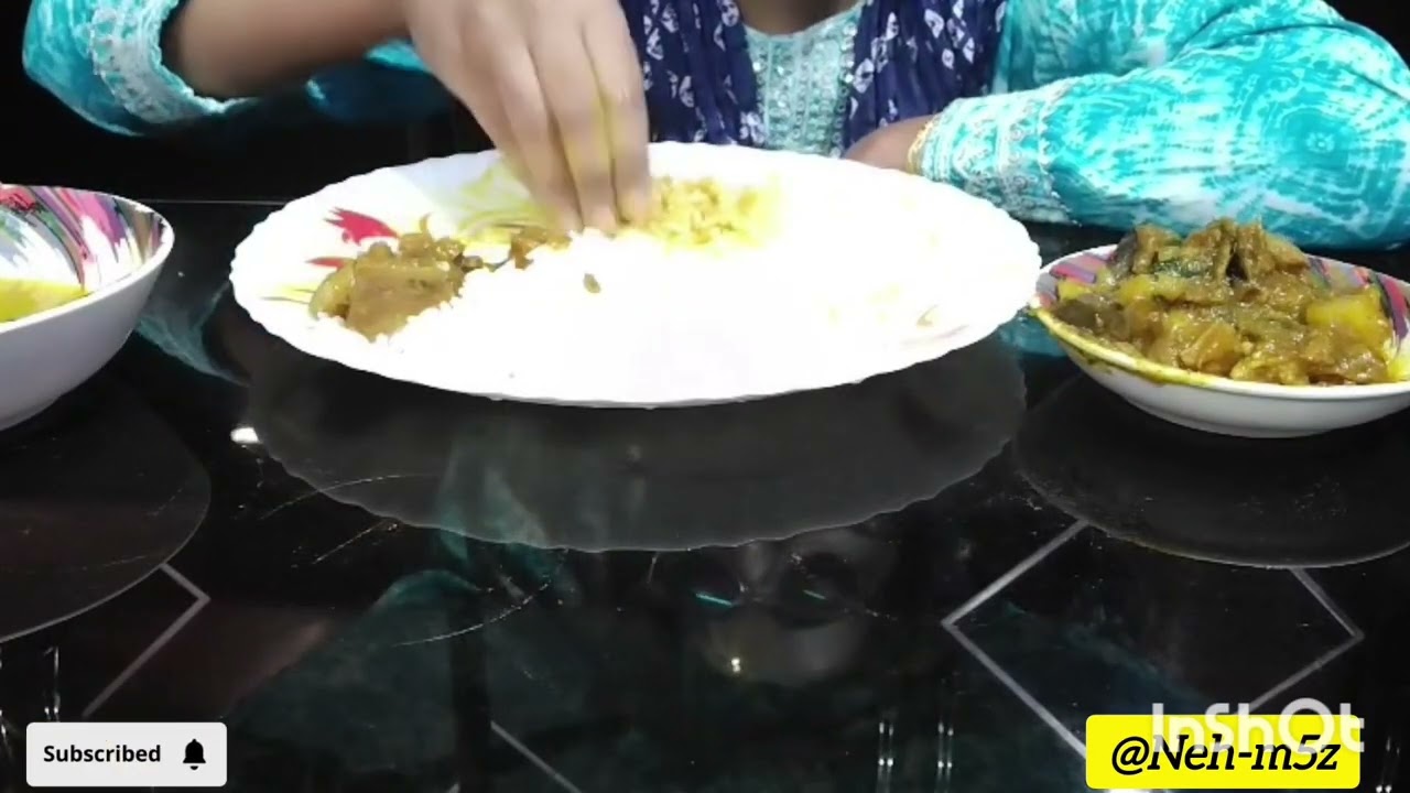 Khawar Video -Dal, Mutton liver curry eating with rice #bengali#eattingshow#gramermeyefalak @Neh-m5z