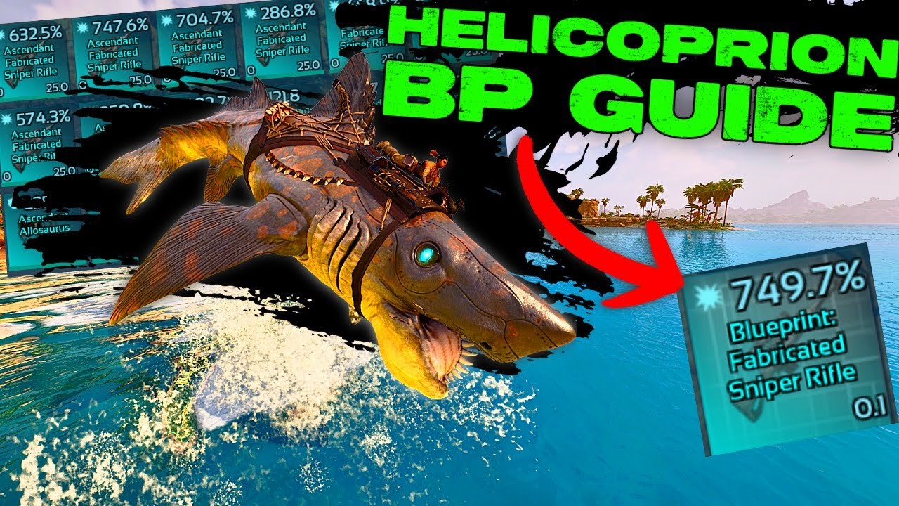 How To MAKE YOUR OWN Blueprints Using The HELICOPRION in ARK!!! Farm Blueprints the Easy Way!!