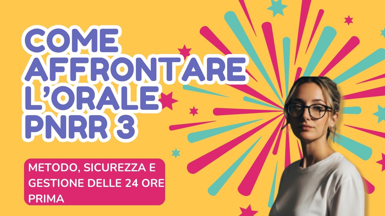 Come affrontare l’orale del Concorso PNRR 3