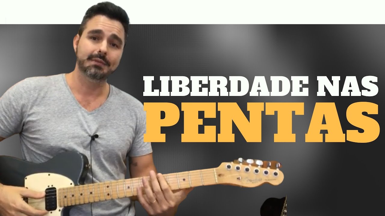 Aprenda a pentatônica em todos os tons .