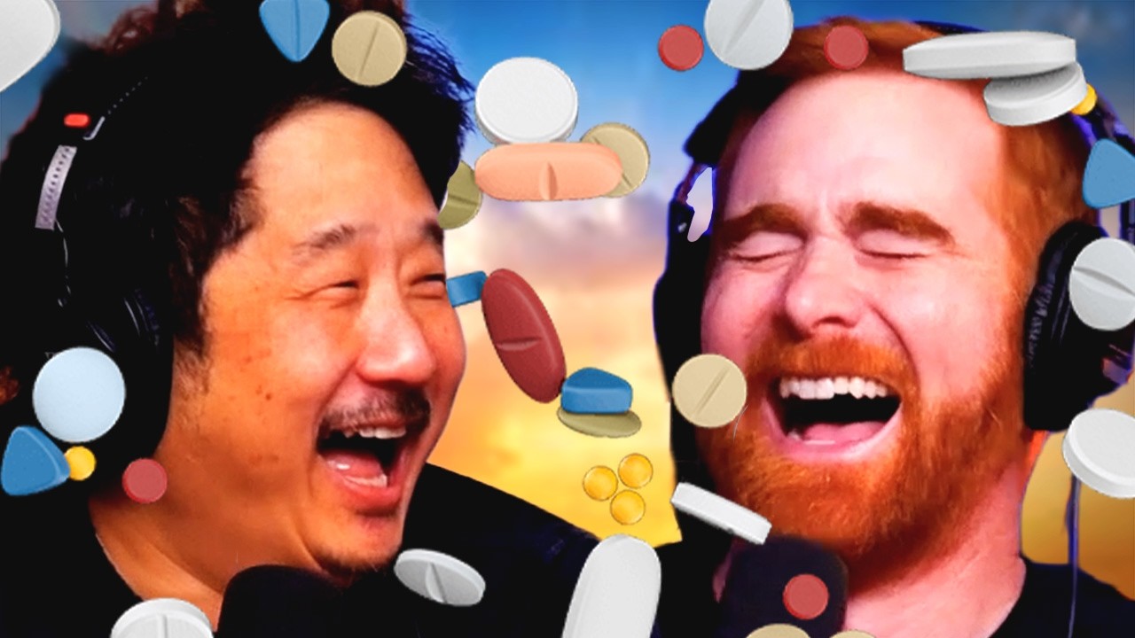 Bobby Lee and Andrew Santino Take Happy Pills