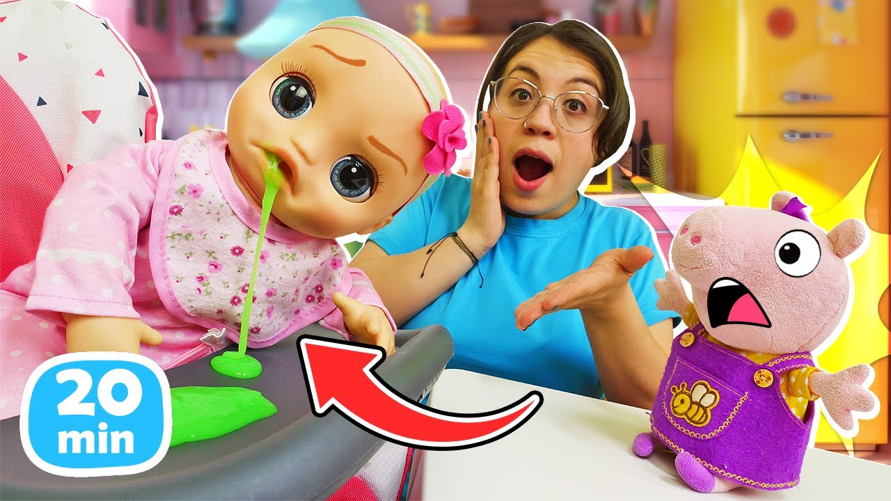 ¡Siempre hay que lavar fruta y verdura antes de comerla! Pero Peppa no lo sabe...
