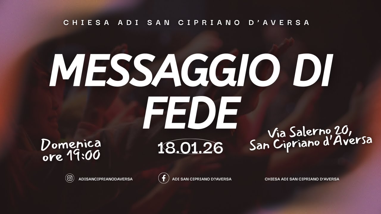 Daniele Di Iorio - Messaggio di Fede | 18 GENNAIO 2026