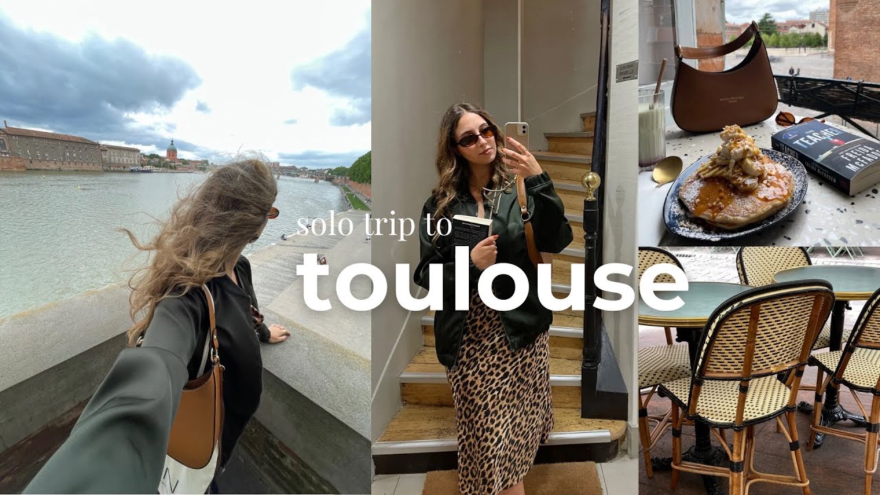 first solo trip | exploring toulouse alone, thrifting and french food