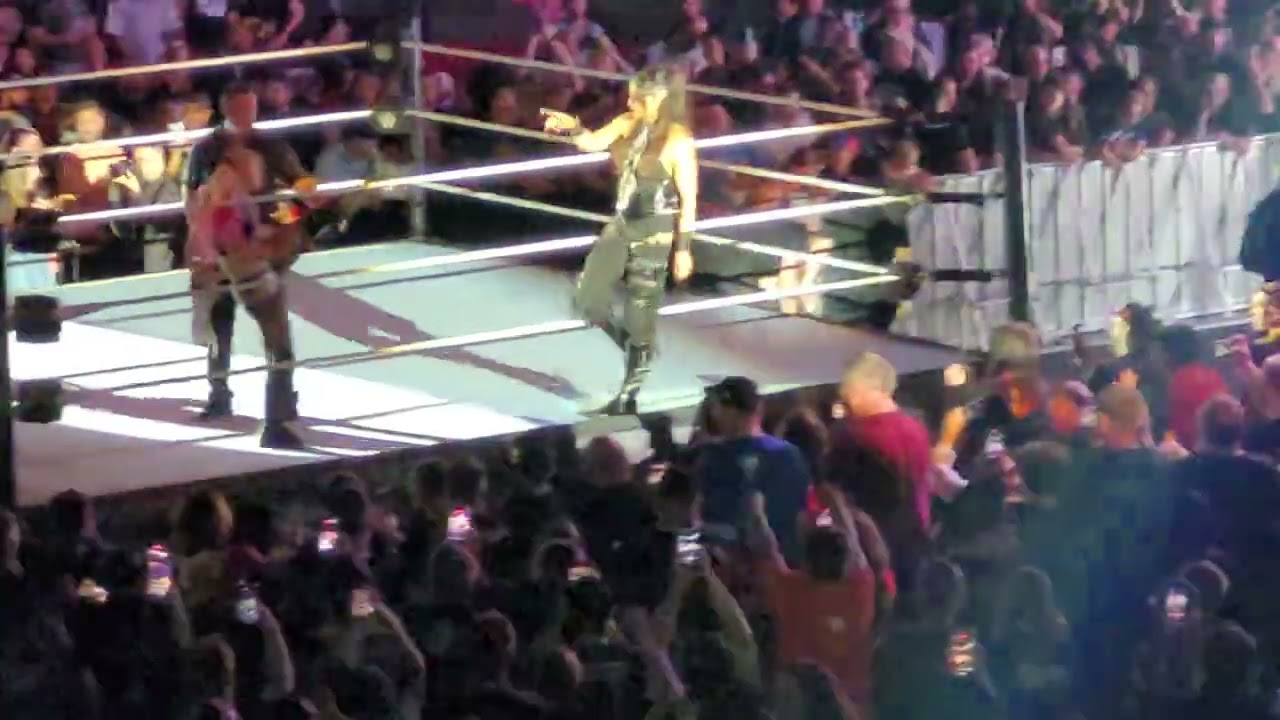 WWE Live Raquel Rodriguez & Roxanne Perez of The Judgment Day Entrance Leeds 27/08/25