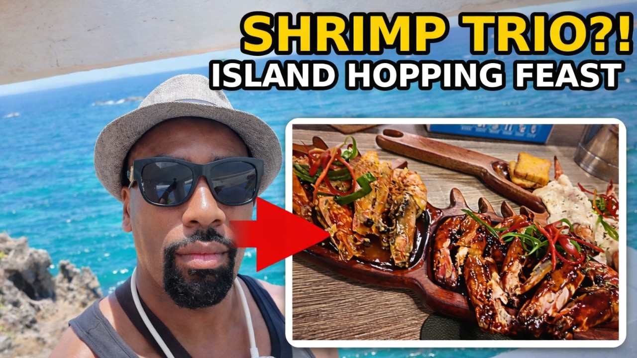 Island Hopping… Then THIS Shrimp Trio 🍤🔥