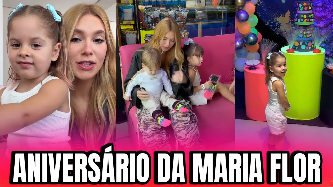 VIRGÍNIA COMEMORA ANIVERSÁRIO DA MARIA FLOR 