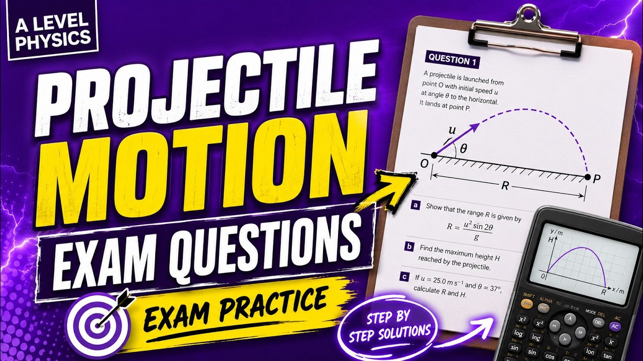 Projectile motion Edexcel exam questions