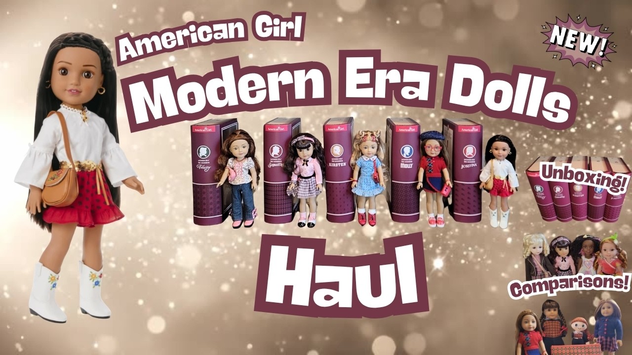 Откройте совершенно новые куклы American Girl Modern Era!
