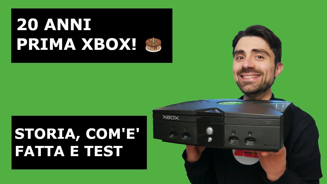 LA PRIMA XBOX HA COMPIUTO 20 ANNI! COM'E' NATA, SGUARDO DA VICINO E PROVA